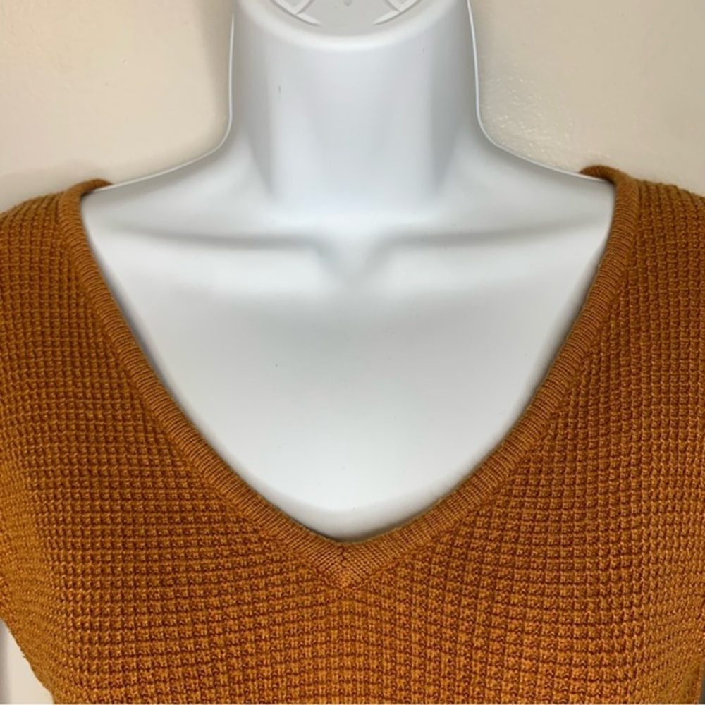 Lululemon The Sweater Life Heathered Spicy Pumpkin Knit Sweater - Picture 7 of 12
